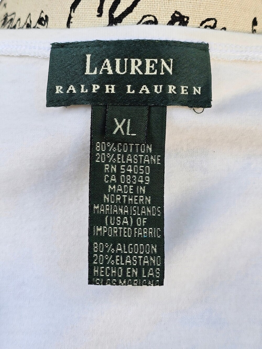 Ralph Lauren White Tie-Neck Women's Blouse - Picture 7 of 7